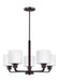 Myhouse Lighting Generation Lighting - 3128805EN3-710 - Five Light Chandelier - Canfield - Bronze