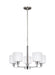 Myhouse Lighting Generation Lighting - 3128805EN3-962 - Five Light Chandelier - Canfield - Brushed Nickel