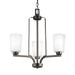 Myhouse Lighting Generation Lighting - 3128903-710 - Three Light Chandelier - Franport - Bronze