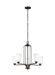 Myhouse Lighting Generation Lighting - 3128905-710 - Five Light Chandelier - Franport - Bronze