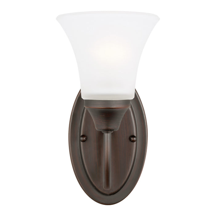 Myhouse Lighting Generation Lighting - 41806-710 - One Light Wall / Bath Sconce - Holman - Bronze