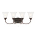 Myhouse Lighting Generation Lighting - 44808EN3-710 - Four Light Wall / Bath - Holman - Bronze