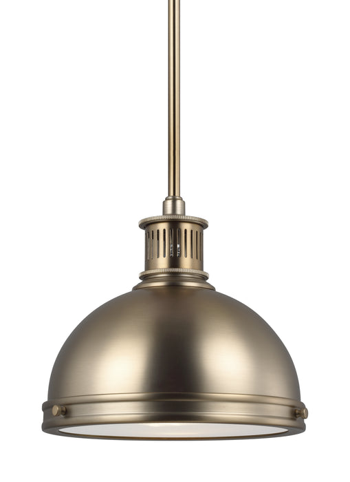 Myhouse Lighting Generation Lighting - 65085-848 - One Light Pendant - Pratt Street Metal - Satin Brass