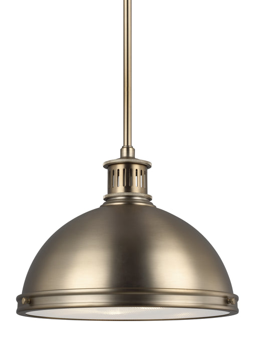 Myhouse Lighting Generation Lighting - 65086-848 - Two Light Pendant - Pratt Street Metal - Satin Brass