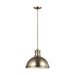 Myhouse Lighting Generation Lighting - 65087EN3-848 - Three Light Pendant - Pratt Street Metal - Satin Brass