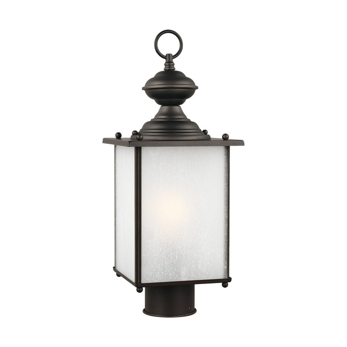 Myhouse Lighting Generation Lighting - 82570-71 - One Light Outdoor Post Lantern - Jamestowne - Antique Bronze