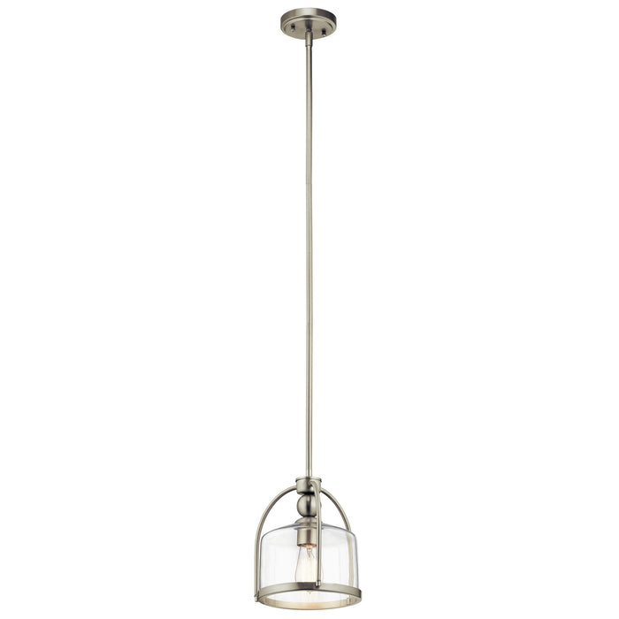 Myhouse Lighting Kichler - 42798NI - One Light Mini Pendant - No Family - Brushed Nickel