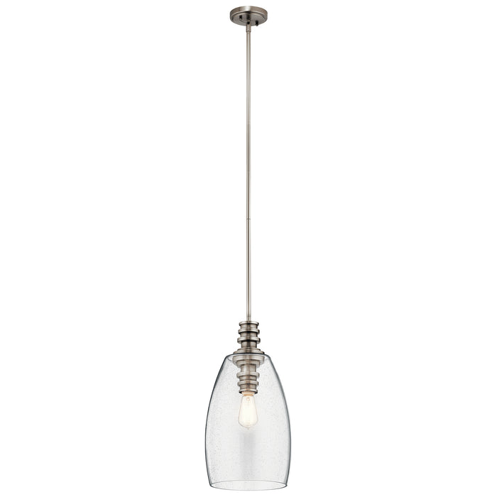 Myhouse Lighting Kichler - 43090CLP - One Light Pendant - Lakum - Classic Pewter