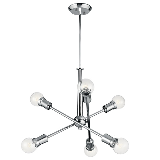 Myhouse Lighting Kichler - 43095CH - Six Light Chandelier - Armstrong - Chrome