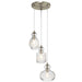 Myhouse Lighting Kichler - 43952NI - Three Light Pendant - Riviera - Brushed Nickel