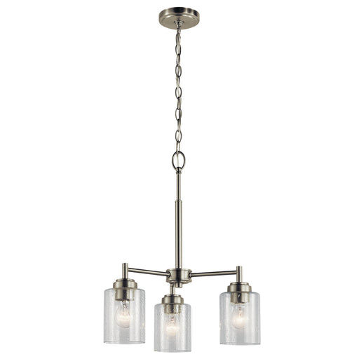 Myhouse Lighting Kichler - 44029NI - Three Light Mini Chandelier - Winslow - Brushed Nickel