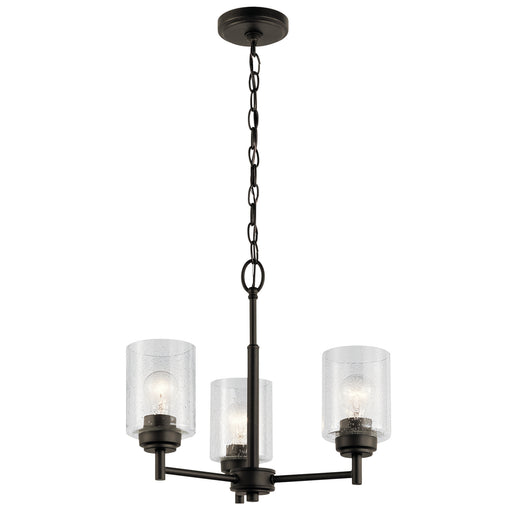 Myhouse Lighting Kichler - 44029OZ - Three Light Mini Chandelier - Winslow - Olde Bronze