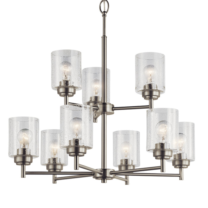 Myhouse Lighting Kichler - 44031NI - Nine Light Chandelier - Winslow - Brushed Nickel