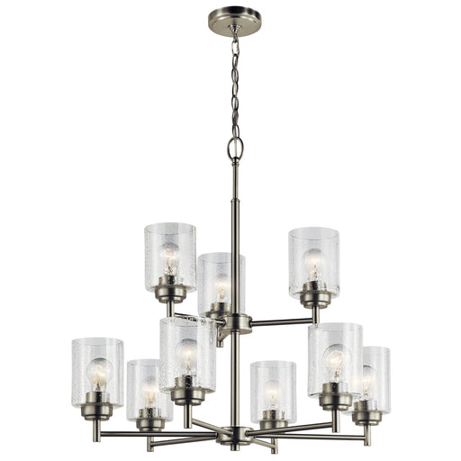 Myhouse Lighting Kichler - 44031NI - Nine Light Chandelier - Winslow - Brushed Nickel