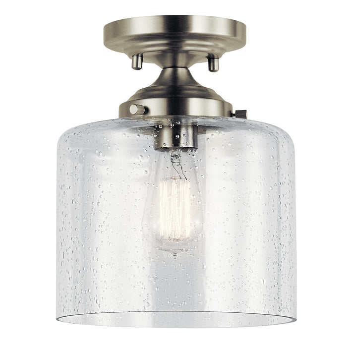 Myhouse Lighting Kichler - 44033NI - One Light Semi Flush Mount - Winslow - Brushed Nickel