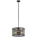 Myhouse Lighting Kichler - 44075BK - Three Light Pendant/Semi Flush Mount - Aldergate - Black