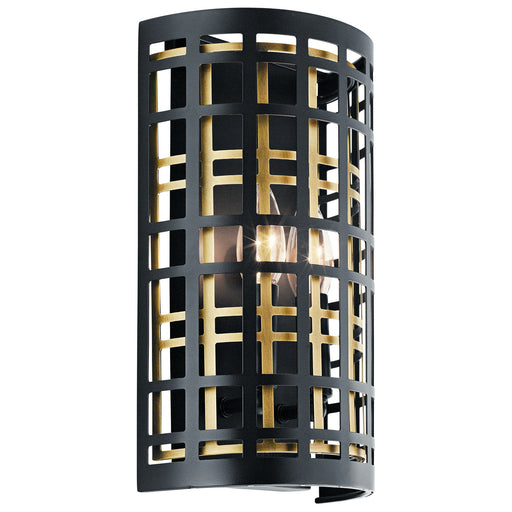 Myhouse Lighting Kichler - 44079BK - Two Light Wall Sconce - Aldergate - Black