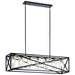 Myhouse Lighting Kichler - 44082BK - Seven Light Linear Chandelier - Moorgate - Black