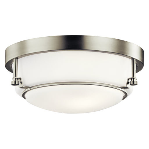 Myhouse Lighting Kichler - 44088NI - Two Light Flush Mount - Belmont - Brushed Nickel