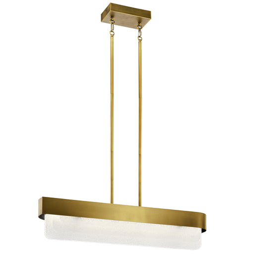 Myhouse Lighting Kichler - 44160NBRLED - LED Linear Chandelier - Serene - Natural Brass