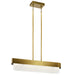 Myhouse Lighting Kichler - 44160NBRLED - LED Linear Chandelier - Serene - Natural Brass