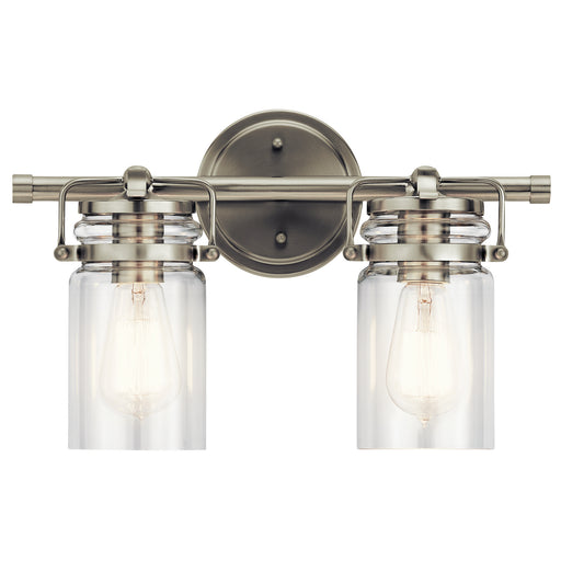 Myhouse Lighting Kichler - 45688NI - Two Light Bath - Brinley - Brushed Nickel
