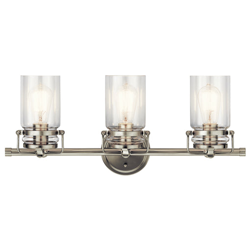 Myhouse Lighting Kichler - 45689NI - Three Light Bath - Brinley - Brushed Nickel