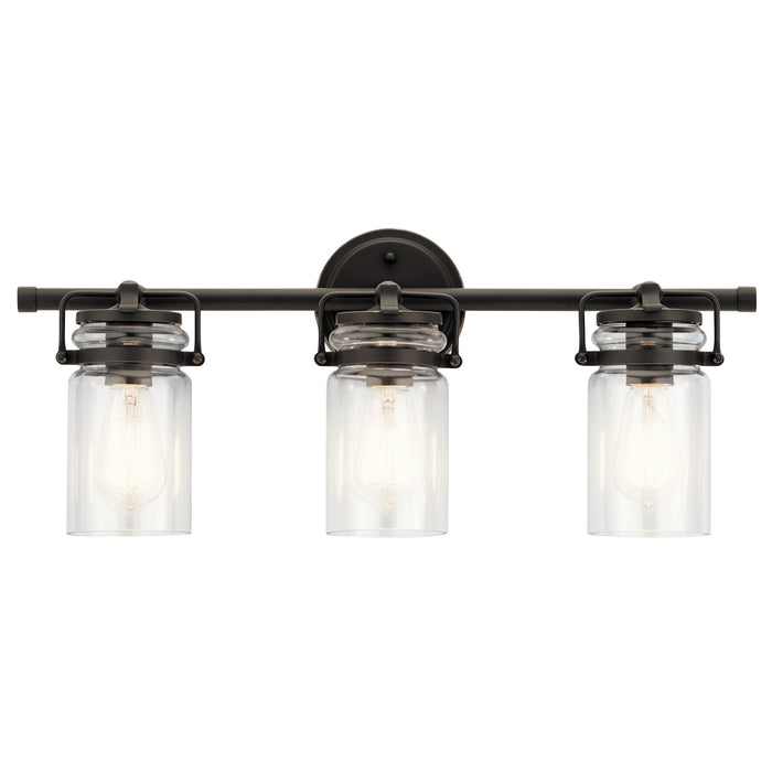 Myhouse Lighting Kichler - 45689OZ - Three Light Bath - Brinley - Olde Bronze