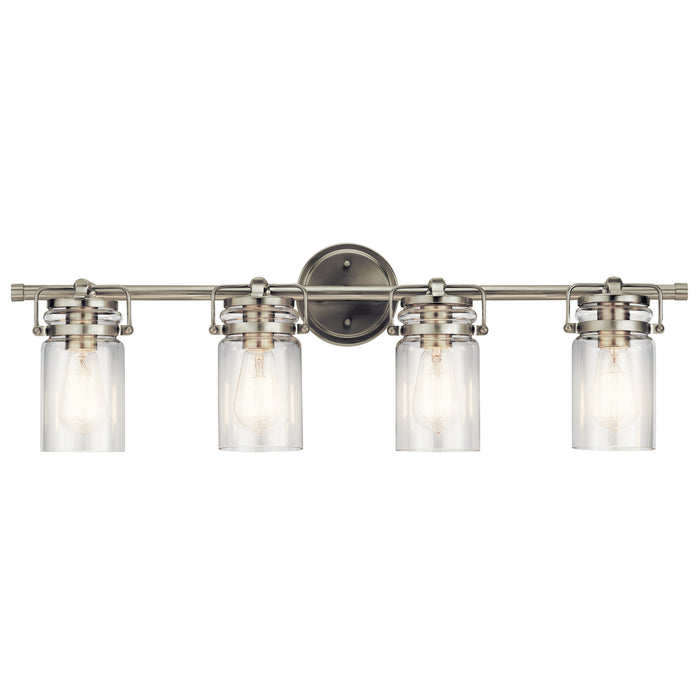 Myhouse Lighting Kichler - 45690NI - Four Light Bath - Brinley - Brushed Nickel