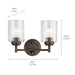 Myhouse Lighting Kichler - 45885OZ - Two Light Bath - Winslow - Olde Bronze