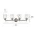 Myhouse Lighting Kichler - 45887NI - Four Light Bath - Winslow - Brushed Nickel