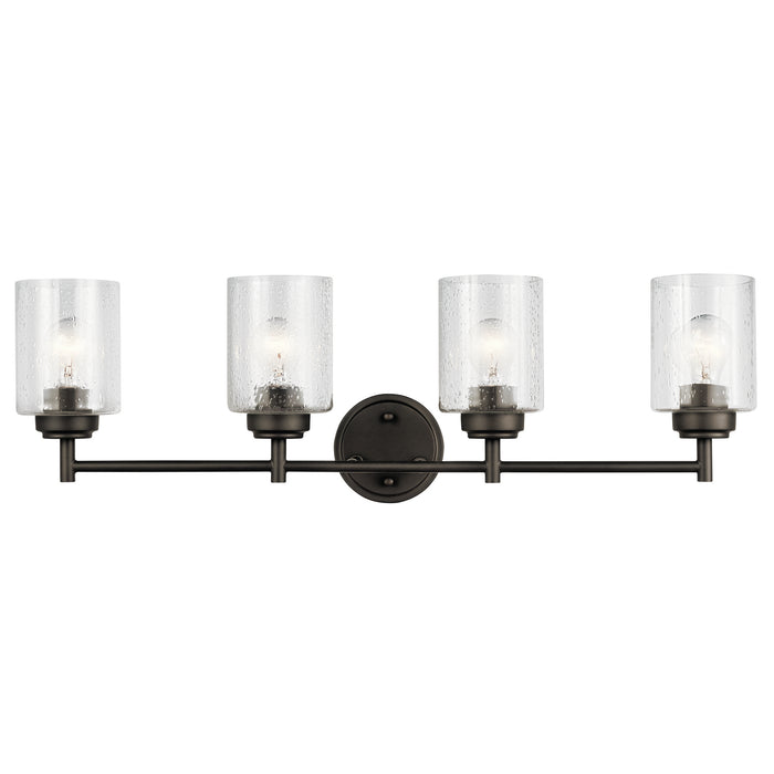 Myhouse Lighting Kichler - 45887OZ - Four Light Bath - Winslow - Olde Bronze