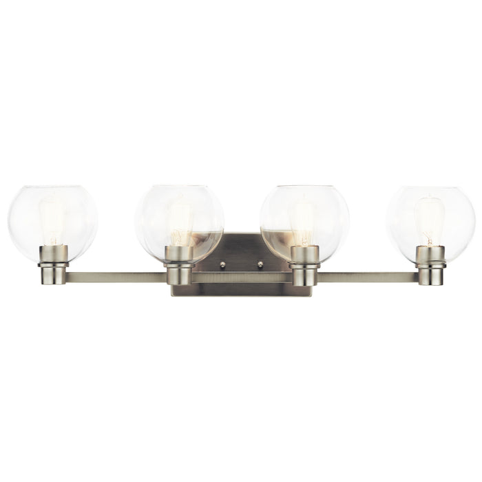 Myhouse Lighting Kichler - 45895NI - Four Light Bath - Harmony - Brushed Nickel