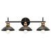 Myhouse Lighting Kichler - 45945OZ - Three Light Bath - Clyde - Olde Bronze