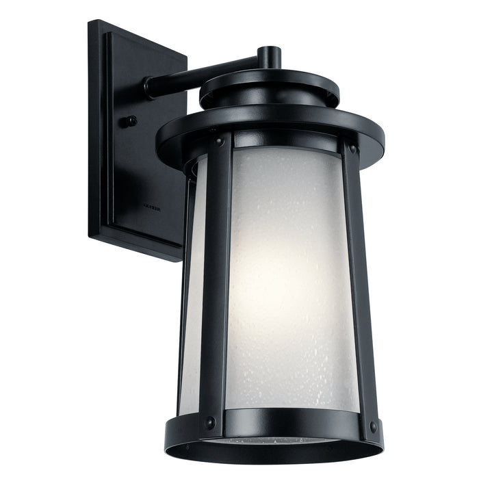 Myhouse Lighting Kichler - 49918BK - One Light Outdoor Wall Mount - Harbor Bay - Black