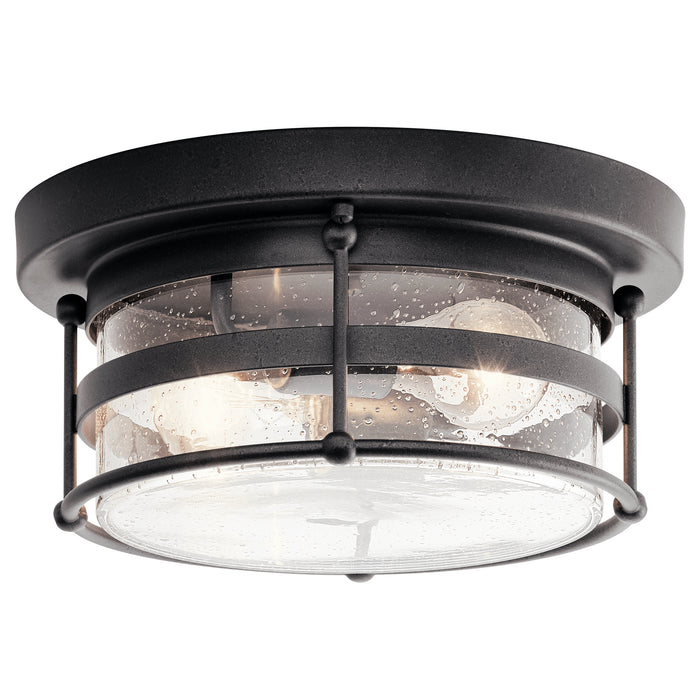 Myhouse Lighting Kichler - 49965AVI - Two Light Outdoor Ceiling Mount - Mill Lane - Anvil Iron