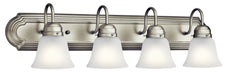 Myhouse Lighting Kichler - 5338NIS - Four Light Bath - No Family - Brushed Nickel