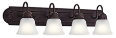 Myhouse Lighting Kichler - 5338TZS - Four Light Bath - No Family - Tannery Bronze