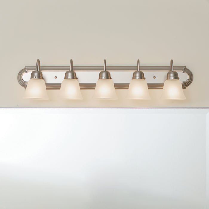 Myhouse Lighting Kichler - 5339NIS - Five Light Bath - No Family - Brushed Nickel