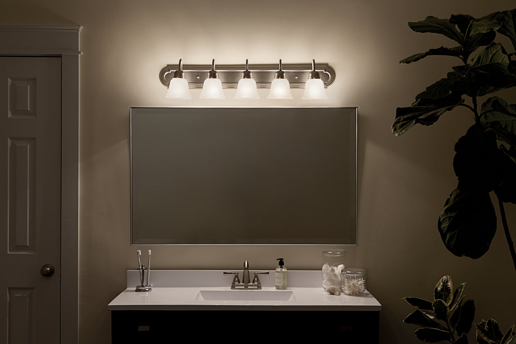 Myhouse Lighting Kichler - 5339NIS - Five Light Bath - No Family - Brushed Nickel