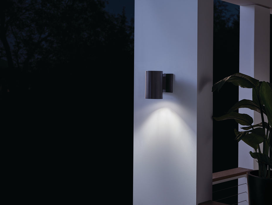 Myhouse Lighting Kichler - 9234BK - One Light Outdoor Wall Mount - No Family - Black