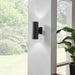 Myhouse Lighting Kichler - 9244BK - Two Light Outdoor Wall Mount - No Family - Black