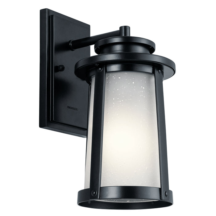 Myhouse Lighting Kichler - 49917BK - One Light Outdoor Wall Mount - Harbor Bay - Black