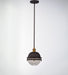 Myhouse Lighting Maxim - 10184OIAB - One Light Outdoor Pendant - Portside - Oil Rubbed Bronze / Antique Brass