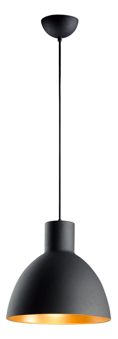 Myhouse Lighting Maxim - 11024BKGLD - One Light Pendant - Cora - Black / Gold