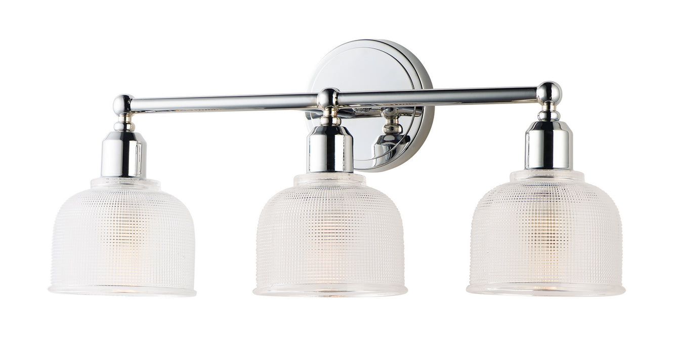 Myhouse Lighting Maxim - 11323CLPC - Three Light Bath Vanity - Hollow - Polished Chrome