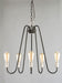 Myhouse Lighting Maxim - 11735BKSN - Five Light Chandelier - Haven - Black / Satin Nickel