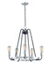 Myhouse Lighting Maxim - 11735BKSN - Five Light Chandelier - Haven - Black / Satin Nickel