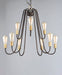 Myhouse Lighting Maxim - 11737OIAB - Nine Light Chandelier - Haven - Oil Rubbed Bronze / Antique Brass