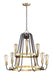 Myhouse Lighting Maxim - 11737OIAB - Nine Light Chandelier - Haven - Oil Rubbed Bronze / Antique Brass